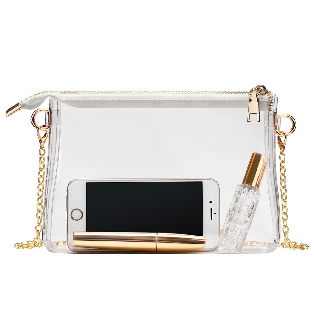 Clear Crossbody Bag for Women Stadium Approved